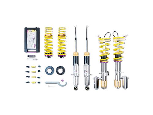 Винтовая подвеска (койловеры) KW DDC - Plug & Play, Skoda Octavia 3 поколение (5E), 2012-2024 (55 мм) (с регулировками высоты), 39080039
