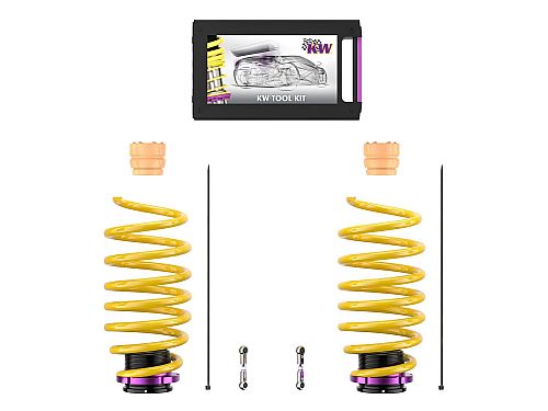 Пружины KW Mercedes-Benz E-класс 4 поколение (W212/S212/C207) (2009-2017), занижение 20/15 мм, с регулировкой высоты, 25325071