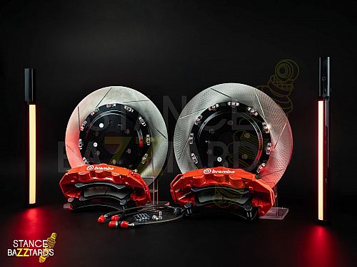 Тормозная тюнинг-система GMC Yukon 5 поколение (GMTT1XX) (2020-2024) SB GT6, (405*34mm, Фиксированный, Насечки), поршней: 6, передняя ось, цвет: Красный, GT6-289-R-01-10-01-02-0C-0C-00-00