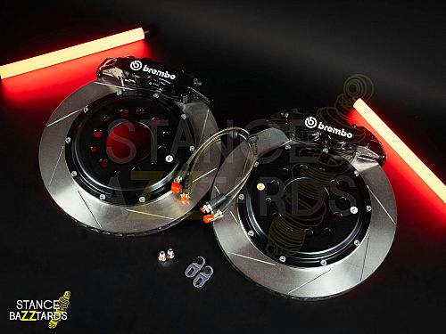 Тормозная тюнинг-система NISSAN Patrol VI (Y62) (2010-2024) SB GT4, (400*28mm, Фиксированный, Перфорация), поршней: 4, задняя ось, цвет: Черный, GT4-2227-B-01-0F-02-02-0A-0D-00-00