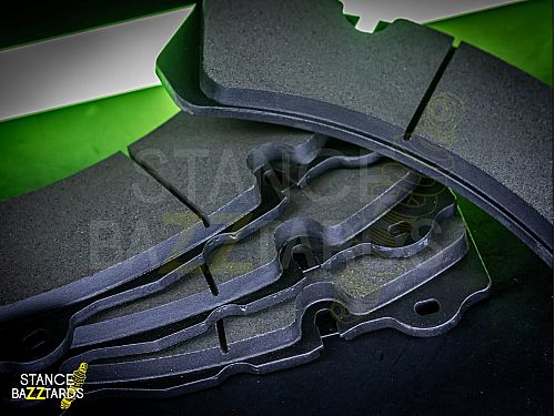 Колодки тормозные (комплект) для тюнингованных тормозных систем GT6 (под диски 355, 362, 380, 405 мм), PDS_GT6