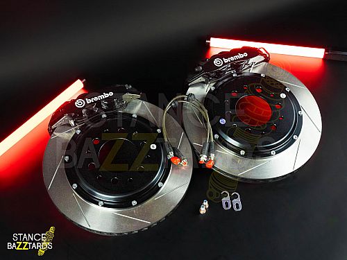 Тормозная тюнинг система SB Toyota Land Cruiser J200 (2007-2021) GT4 (380*28mm, Моноблок, Насечки) поршней: 4, задняя ось, цвет: Черный, SB_GT4_zad, GT4-776-B-01-0C-01-03-08-05-00-02
