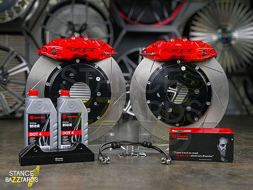 Тормозная тюнинг-система RAM 1500 V (DT) (2018-2024) SB AP9040, (378*32mm, Фиксированный, Насечки), поршней: 6, передняя ось, цвет: Красный, AP9040-728-R-02-0B-01-02-0E-0F-00-00