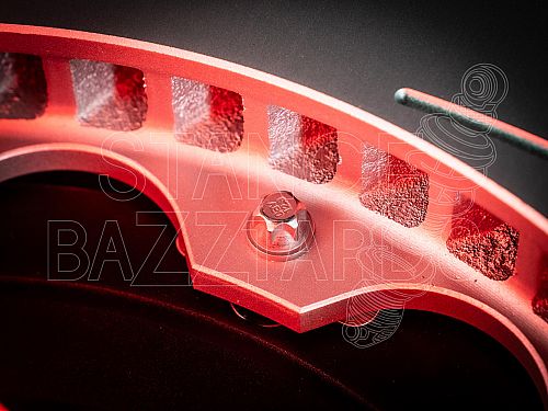 Тормозные диски задние под заводскую систему Aston Martin DBX (390x32) (тип перфорация и насечки, Плавающий), DSCMY83-1125-AAR Тормозные диски задние под заводскую систему Aston Martin DBX (390x32) (тип перфорация и насечки, Плавающий), DSCMY83-1125-AAR — фото 6