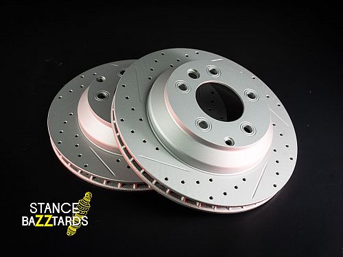 Комплект тормозных дисков (пара) передние под штатную систему LAND ROVER DISCOVERY (L462), RANGE ROVER, Sport (L405,L494), (2014 -) (360мм) (тип перфорация и насечки), DSOE01751FDS