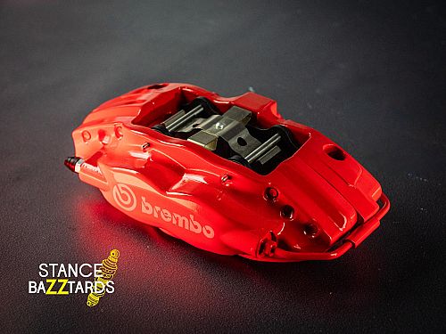 Усиленная тормозная система для Subaru Impreza WRX (2 пок., 5x100, 2000-2007). Задняя ось F40 4-поршня 355x32 мм. Красный Усиленная тормозная система для Subaru Impreza WRX (2 пок., 5x100, 2000-2007). Задняя ось F40 4-поршня 355x32 мм. Красный — фото 4