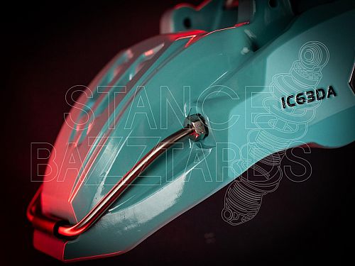 Суппорта тормозные (пара) 6 поршней ICOOH для системы IC6, IC6T Суппорта тормозные (пара) 6 поршней ICOOH для системы IC6, IC6T