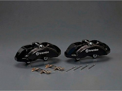 Оригинальная тормозная тюнинг-система Skoda Octavia 1 поколение (1U) (1996-2011) Brembo (original) X-Style 6pot, (диски 380, 405 x 32 мм), поршней: 6, передняя ось, цвет: Черный, ORXS6-2617-B-00-00-00-00-00-00-00-00