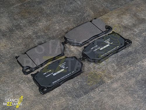 Колодки тормозные (комплект) для тюнингованных тормозных систем Akebono 10N  (под диски 405, 410, 420 мм), PDS_Akebono10N