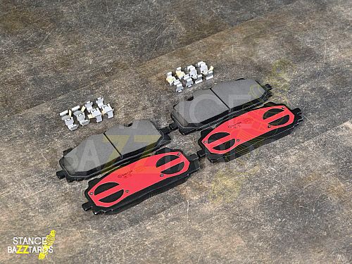 Колодки тормозные (комплект) для тюнингованных тормозных систем Akebono 8N (под диски 355, 360, 380 мм), PDS_Akebono8N