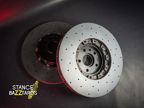 Карбон-керамические тормозные диски передние Land Rover Range Rover (L460/461) (2013-2021) для тюнингованных и заводских тормозных систем (400 мм), SBBRCARD1091F Карбон-керамические тормозные диски передние Land Rover Range Rover (L460/461) (2013-2021) для тюнингованных и заводских тормозных систем (400 мм), SBBRCARD1091F