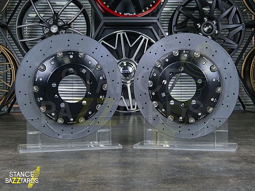 Карбон-керамические тормозные диски (CCB) Porsche Panamera 2 поколение (971) (2016-2021) для тюнингованных и заводских тормозных систем (от 330 до 440 мм), SBBRCARD155