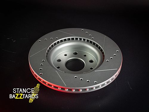 Передние тормозные диски TT Golden с перфорацией и насечками для Jeep Wrangler 4 поколение (JL) (2018-) (комплект 2 шт.), TTAR8387XPR Передние тормозные диски TT Golden с перфорацией и насечками для Jeep Wrangler 4 поколение (JL) (2018-) (комплект 2 шт.), TTAR8387XPR