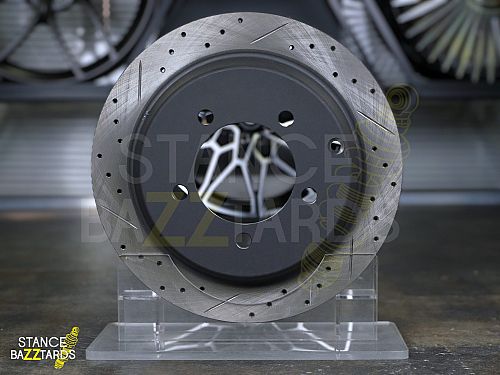 Тормозная тюнинг система SB Toyota Land Cruiser J200 (2007-2021) AP7600 (358*24mm, Моноблок, Комбинированный) поршней: 4, задняя ось, цвет: Красный, AP7600-776-R-02-09-03-03-08-10-00-02