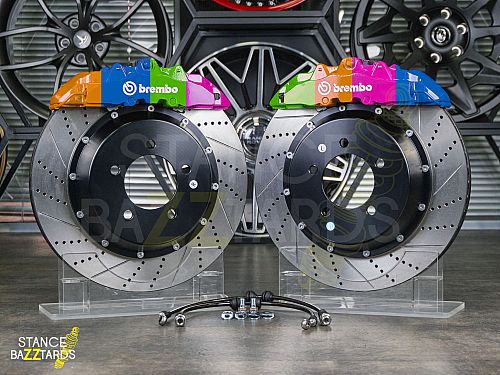 Тормозная тюнинг система SB Toyota Land Cruiser J200 (2007-2021) GT8 (405*34mm, Фиксированный, Насечки) поршней: 8, передняя ось, цвет: Особый, SB_GT8, GT8-776-S-01-10-01-02-0A-0E-00-02