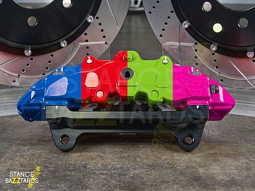 Тормозная тюнинг система SB Toyota Sequoia 2 поколение (2008-2021) GT8 (405*34mm, Фиксированный, Насечки) поршней: 8, передняя ось, цвет: Особый, SB_GT8, GT8-776-S-01-10-01-02-0A-0E-00-02