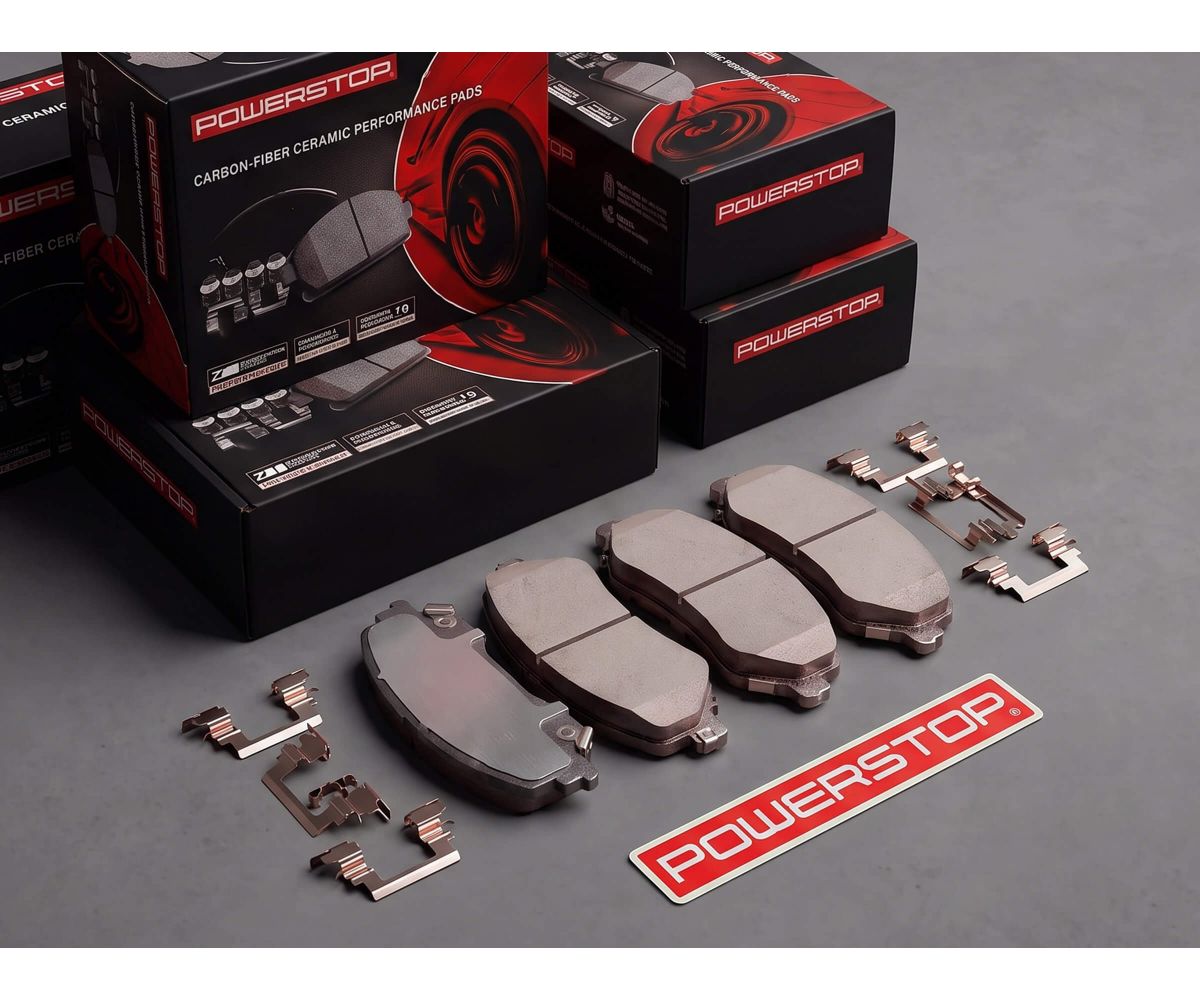 Задние тормозные керамические колодки Powerstop для Porsche 718 Boxster 4 (2017-2018), 17-1134 Задние тормозные керамические колодки Powerstop для Porsche 718 Boxster 4 (2017-2018), 17-1134