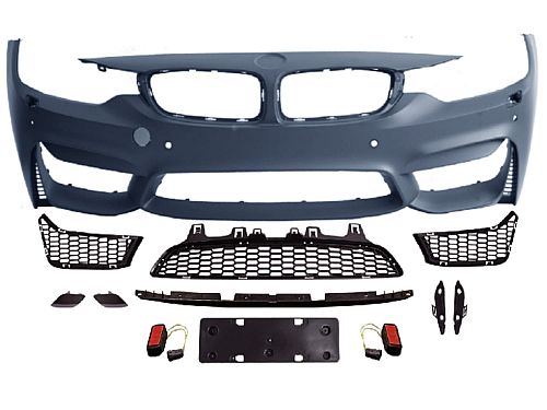 Передний бампер в сборе U&S BMW 4 серия F32/F33/F36 (2014–2019) -> BMW M4 (2014–2019), F32/33/36-010