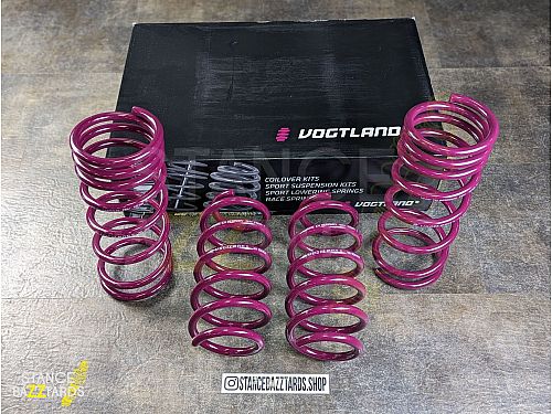 Пружины Vogtland (Вогтланд) с занижением 30/30 мм Volvo S60 в кузове F, F-N2D, вкл 4WD, спереди не более 1140 кг, 956920
