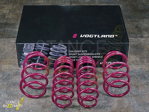 Пружины Vogtland (Вогтланд) с занижением 30/30 мм Audi A3 в кузове 8V, вкл Sportback, спереди более 1010 кг, (многорычажка сзади), 951710