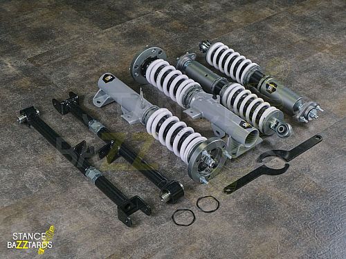 Комплект винтовой подвески (койловеры) SB Performance BMW 3 Серия E36 (3 поколение (MK3)) (Сзади стойка совмещена с пружиной) (1993-1998) с регулировками высоты (фултап), жесткости (32 регулировки) и развала (см хар-ки), BMW006