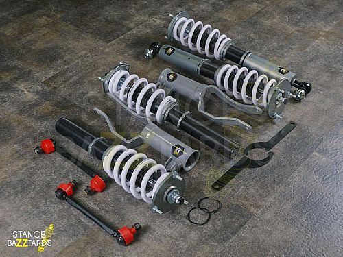 Комплект винтовой подвески (койловеры) SB Performance BMW 5 Серия F10 AWD (2010-2016) с регулировками высоты (фултап), жесткости (32 регулировки) (сжатие/отбой) и развала (см хар-ки), BMW052