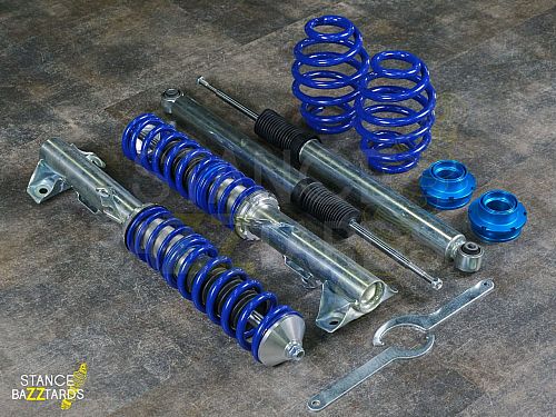 Винтовая подвеска (койловеры) BMW 3 Серия (E36) (1992-2000) SB Blue с регулировками высоты, K4SBBM006