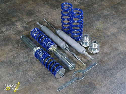 Винтовая подвеска (койловеры) BMW 3 Серия (E90, E91, E92, E93) RWD (2006-2011) SB Blue с регулировками высоты, K4SBBM008