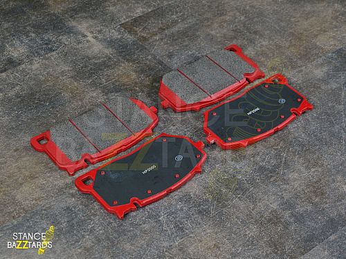 Колодки тормозные (комплект) (HP2000) для тюнингованных тормозных систем Akebono 10N (под диски 405, 410, 420 мм), PDS_Akebono10NHP2000