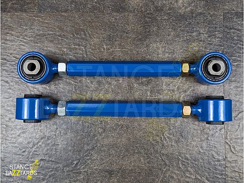 Рычаги развальные нижние задней оси регулируемые, комплект Subaru Legacy 4 поколение (MK4) (BL, BP), 2003-2008, SBSUBLEG44 Рычаги развальные нижние задней оси регулируемые, комплект Subaru Legacy 4 поколение (MK4) (BL, BP), 2003-2008, SBSUBLEG44