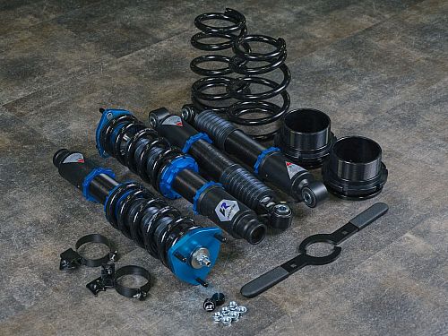Комплект винтовой подвески (койловеров) LinesRacing Mazda 6 2 поколение (GH) (2007-2013) с регулировками высоты (фултап), жесткости (36 регулировок), развала, SD-122