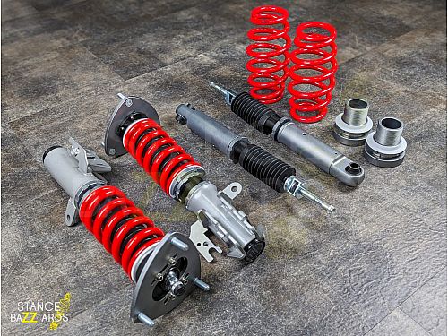 Комплект винтовой подвески (койловеры) SB Performance Toyota Camry XV70 VIII (MK8) (кроме SE XSE) (2017-) с регулировками высоты (фултап), жесткости (32 регулировки) (сжатие/отбой) и развала (см хар-ки), TYT013