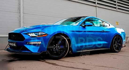 Заменили подвеску: сток на LinesRacing на Ford Mustang
