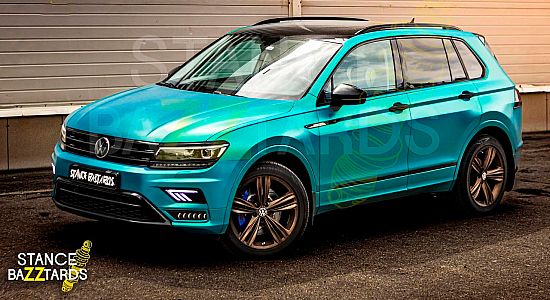 Вот такую красоту установили на красавца Volkswagen Tiguan