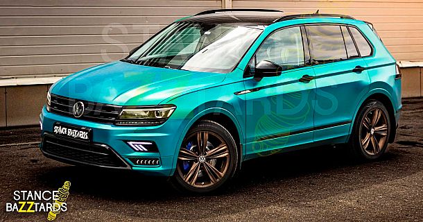 Вот такую красоту установили на красавца Volkswagen Tiguan