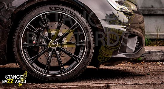 Занижение + диски на AUDI A4B9