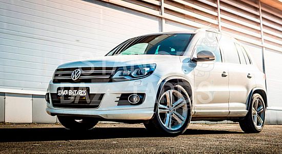 Занижение Volkswagen Tiguan на пружинах Eibach