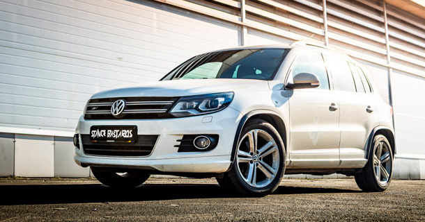 Занижение Volkswagen Tiguan на пружинах Eibach