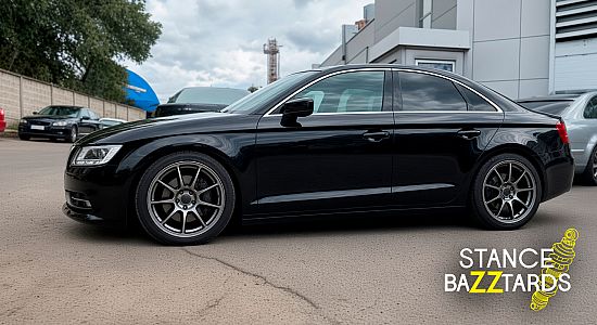 Установка винтовой подвески TA-Technix на Audi A3 8V | Замена подвески на Ауди третьего поколения в Москве