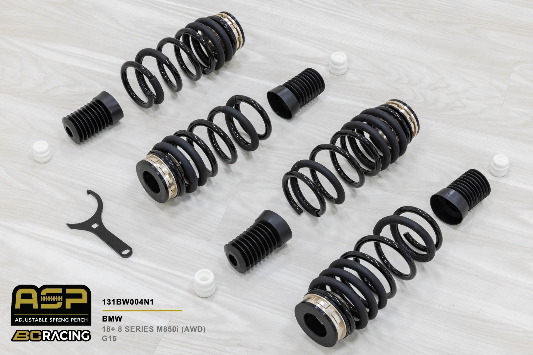Комплект занижения BC Racing серия ASP BMW 8 Серия M850i G15 AWD (2019-) с занижением 27/35 мм, 131BW004N1 Комплект занижения BC Racing серия ASP BMW 8 Серия M850i G15 AWD (2019-) с занижением 27/35 мм, 131BW004N1