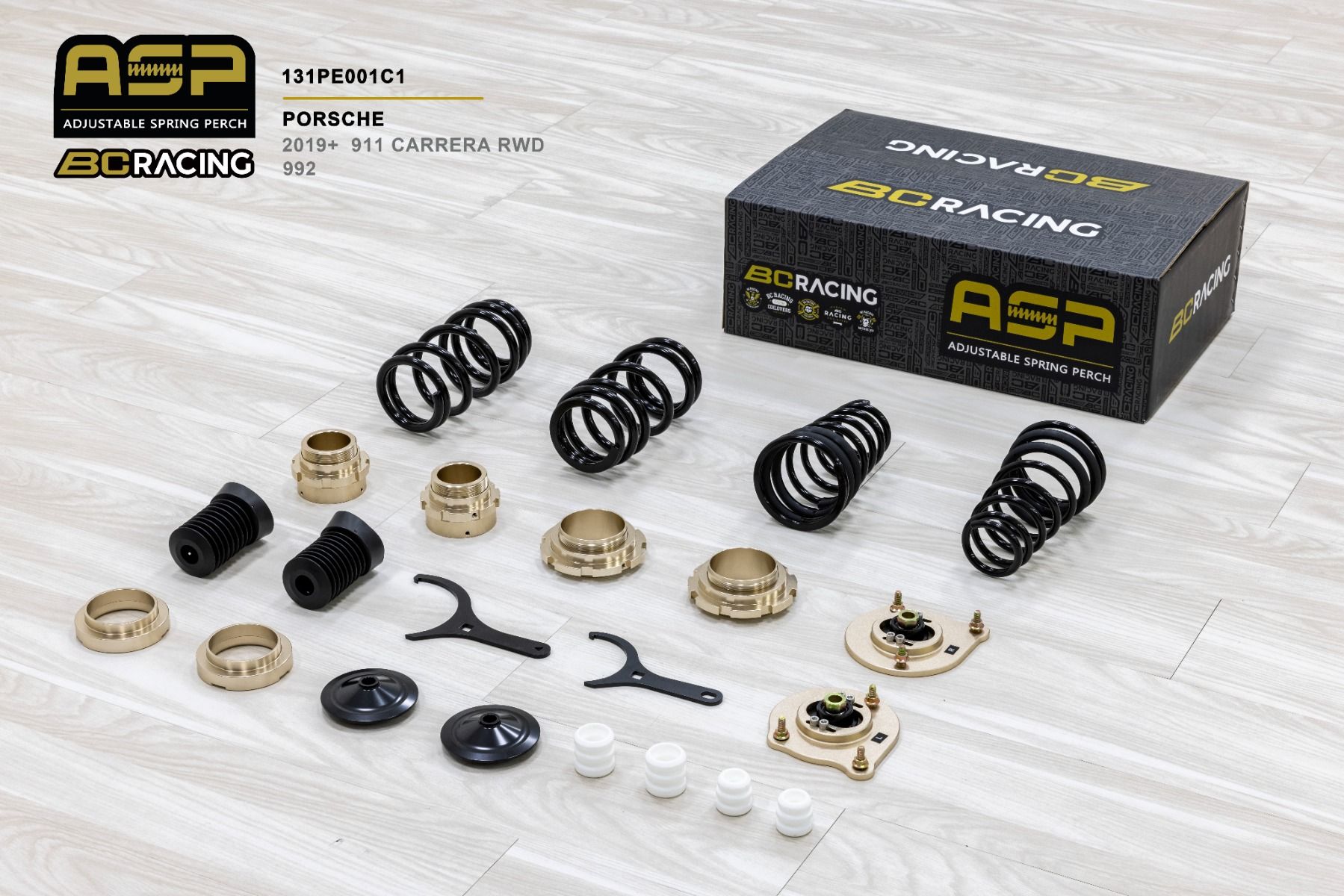 Комплект занижения BC Racing серия ASP Camber PORCHE 911 CARRERA 992 (2019-) RWD с занижением 31/35 мм, 131PE001C1 Комплект занижения BC Racing серия ASP Camber PORCHE 911 CARRERA 992 (2019-) RWD с занижением 31/35 мм, 131PE001C1