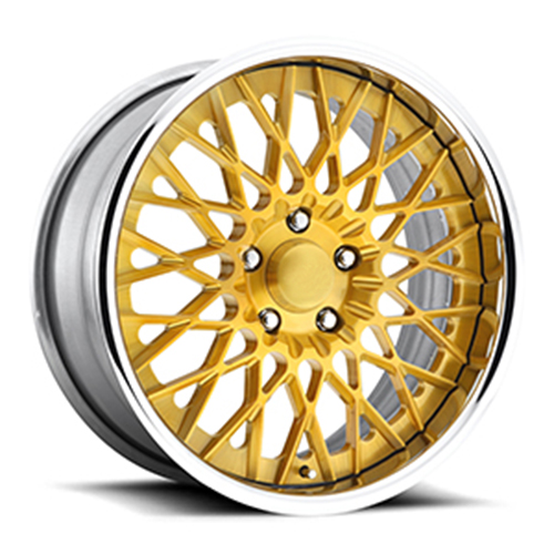 Диски колесные кованые Rotiform style двусоставные серебро с желтым центром автомобильные, SB001-0795 Диски колесные кованые Rotiform style двусоставные серебро с желтым центром автомобильные, SB001-0795