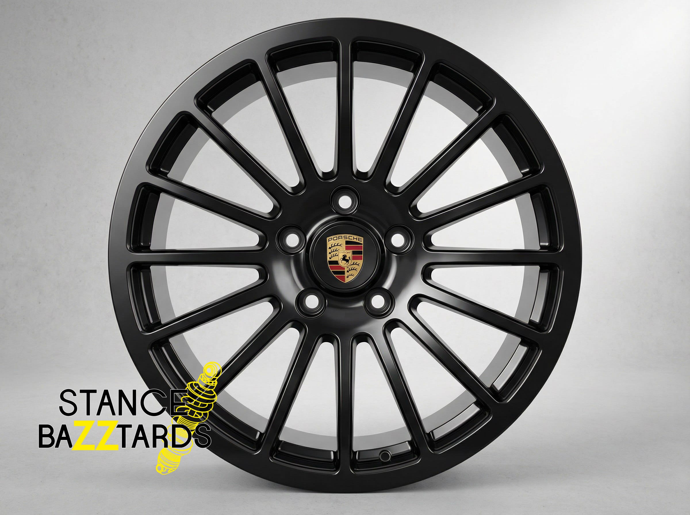 Диски колесные кованые Porsche 911 style черные автомобильные, SB001-0242 Диски колесные кованые Porsche 911 style черные автомобильные, SB001-0242