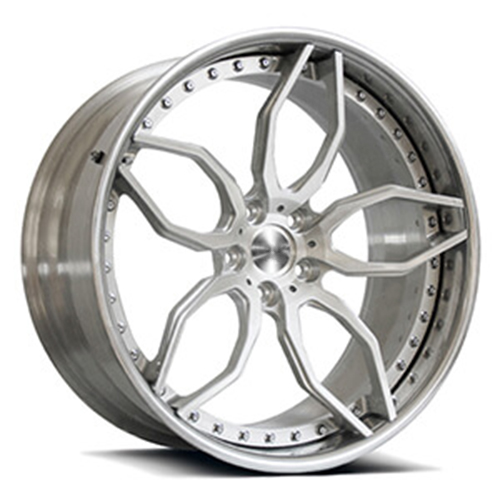 Диски колесные кованые 5 спицевыеsilver двусоставные автомобильные, SB001-0473 Диски колесные кованые 5 спицевыеsilver двусоставные автомобильные, SB001-0473