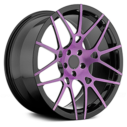 Диски колесные кованые черно-фиолетовые автомобильные, SB001-0740 Диски колесные кованые черно-фиолетовые автомобильные, SB001-0740