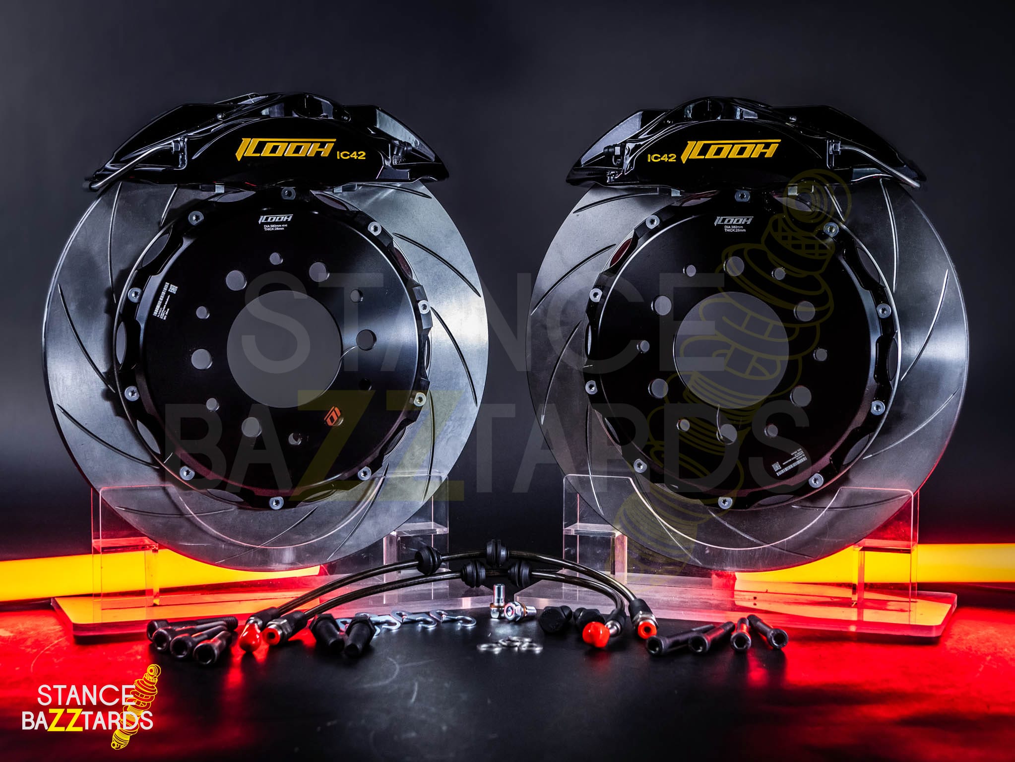 Тормозная тюнинг-система Geely Monjaro 1 поколение (2021-2024) ICOOH X42, (380*28mm, Фиксированный, Насечки), поршней: 4, задняя ось, цвет: Черный X42-D52-B-03-0C-01-02-09-05-02-02 Тормозная тюнинг-система Geely Monjaro 1 поколение (2021-2024) ICOOH X42, (380*28mm, Фиксированный, Насечки), поршней: 4, задняя ось, цвет: Черный X42-D52-B-03-0C-01-02-09-05-02-02