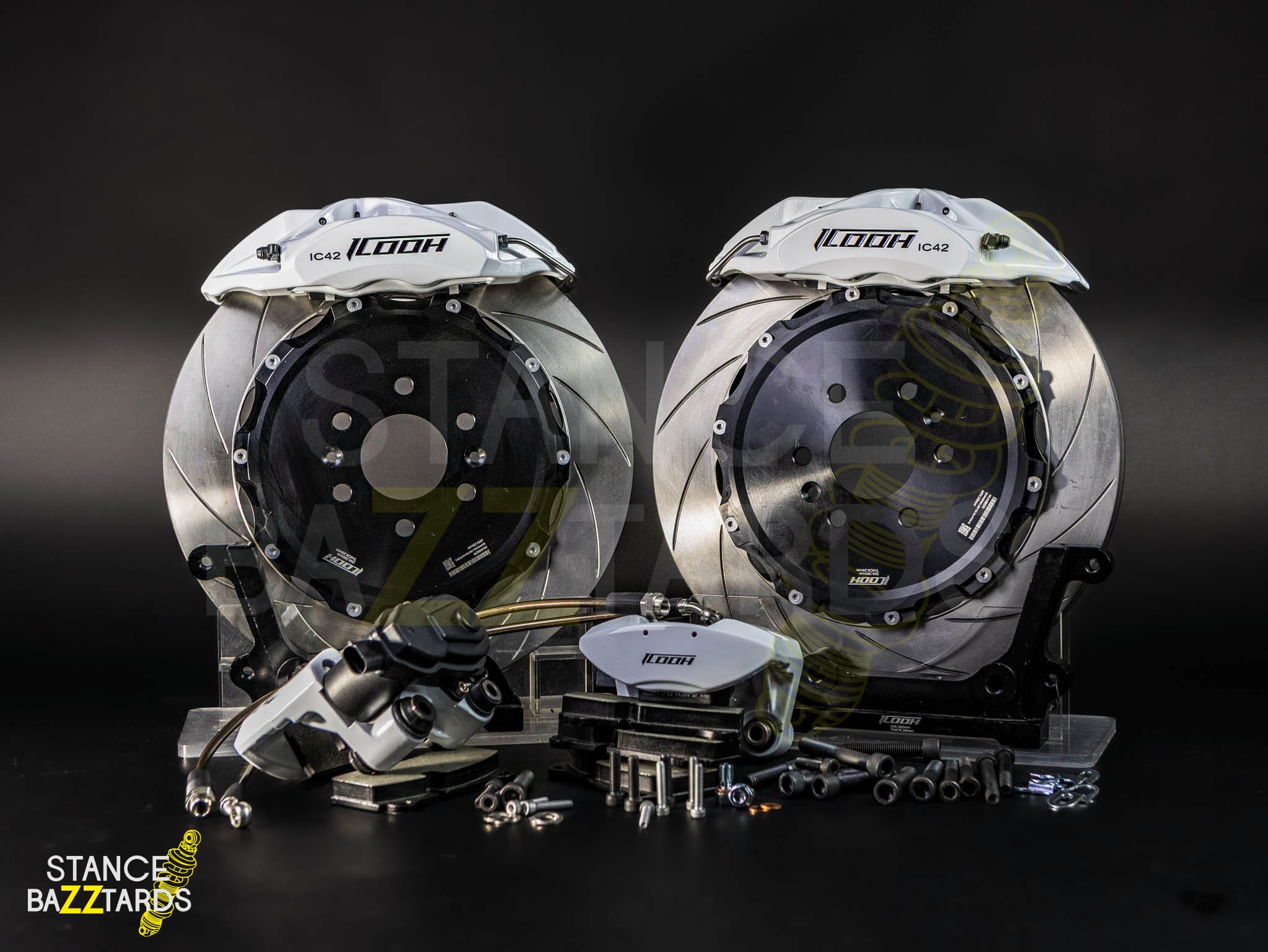 Тормозная тюнинг-система RAM 1500 V (DT) (2018-2024) ICOOH X42, (380*28mm, Фиксированный, Насечки), поршней: 4, задняя ось, цвет: Белый X42-728-W-03-0C-01-02-0A-05-02-02 Тормозная тюнинг-система RAM 1500 V (DT) (2018-2024) ICOOH X42, (380*28mm, Фиксированный, Насечки), поршней: 4, задняя ось, цвет: Белый X42-728-W-03-0C-01-02-0A-05-02-02