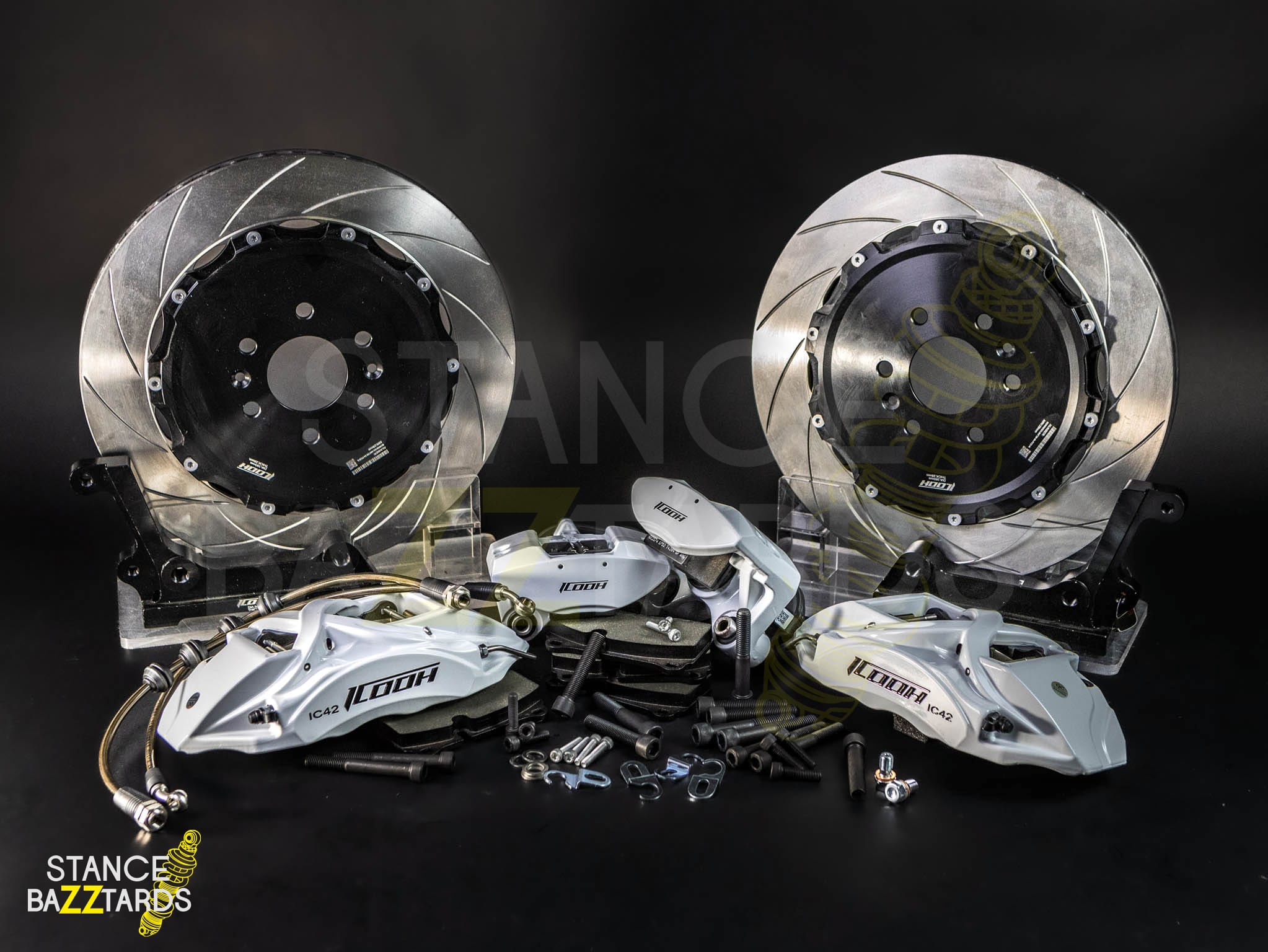 Тормозная тюнинг-система TOYOTA Sequoia 3 (2022-2025) ICOOH X42, (380*28mm, Фиксированный, Насечки), поршней: 4, задняя ось, цвет: Белый X42-777-W-03-0C-01-02-08-05-02-02 Тормозная тюнинг-система TOYOTA Sequoia 3 (2022-2025) ICOOH X42, (380*28mm, Фиксированный, Насечки), поршней: 4, задняя ось, цвет: Белый X42-777-W-03-0C-01-02-08-05-02-02