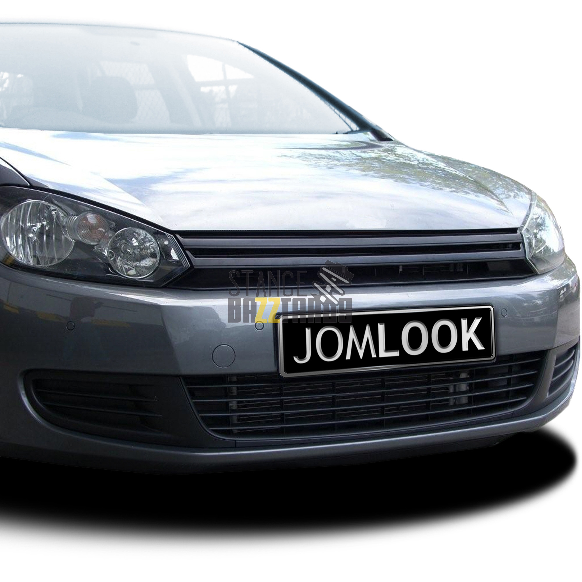Решетка радиатора без значка JOM Volkswagen Golf 6 поколение (MK6) (5K) (2009-2014) черная (ABS пластик), 1L0853653JOE Решетка радиатора без значка JOM Volkswagen Golf 6 поколение (MK6) (5K) (2009-2014) черная (ABS пластик), 1L0853653JOE