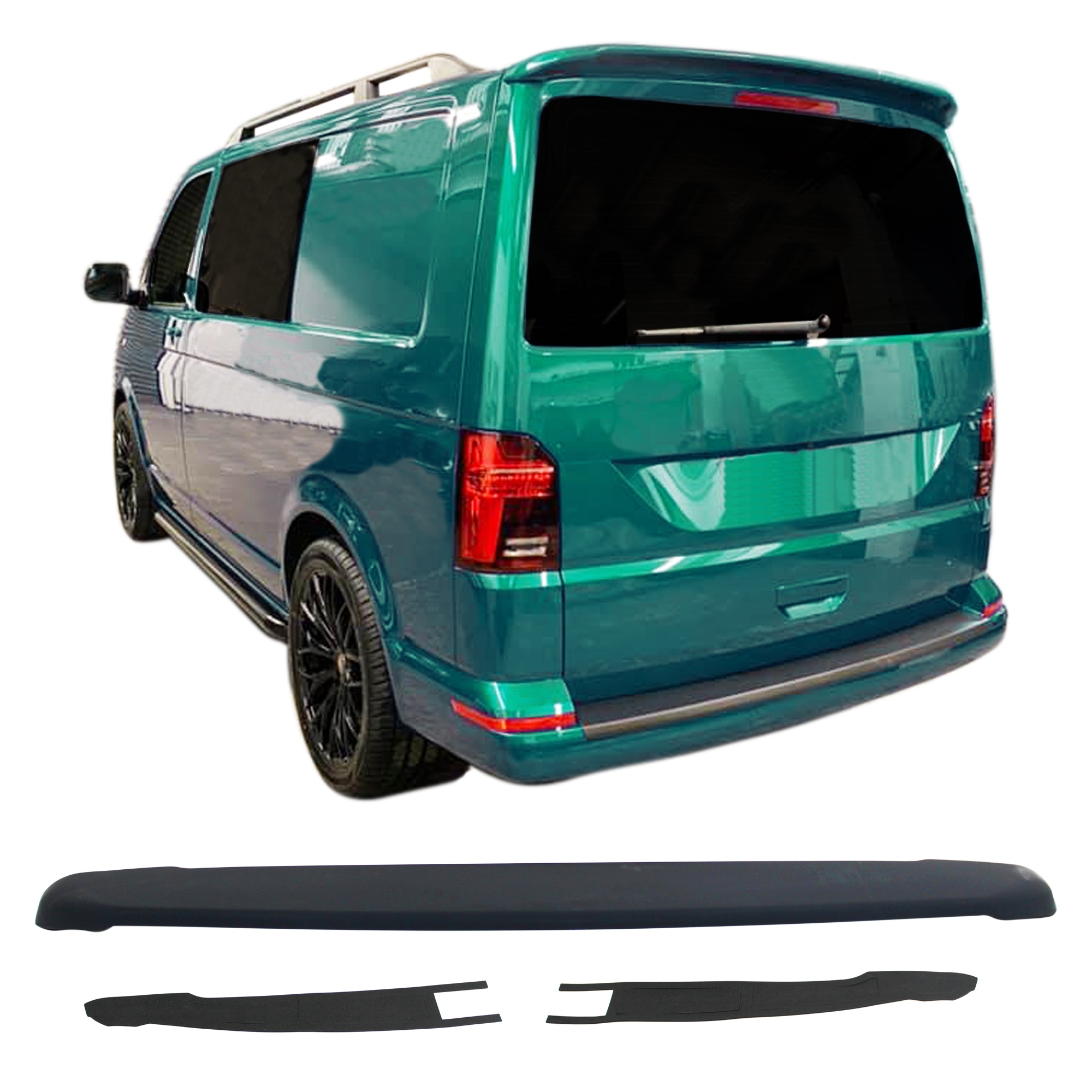 Спойлер JOM на крышу Volkswagen T6/T6.1, 2015-, только для моделей с задней дверью, ABS, цвет: серый, 5111167 Спойлер JOM на крышу Volkswagen T6/T6.1, 2015-, только для моделей с задней дверью, ABS, цвет: серый, 5111167